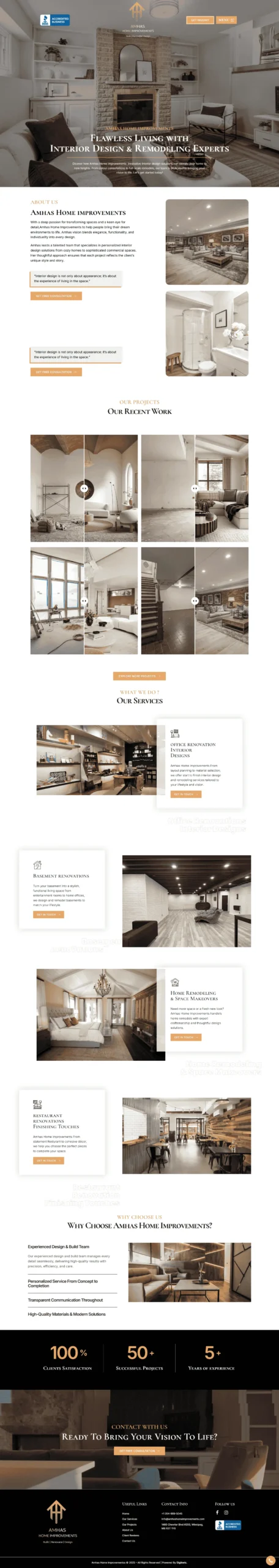 Website Development project: Amhas