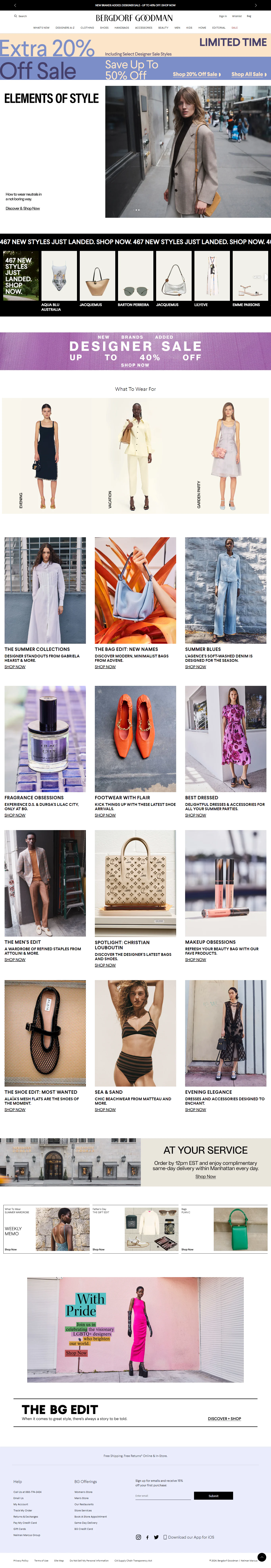E-commerce Solution project: Bergdorfgoodma