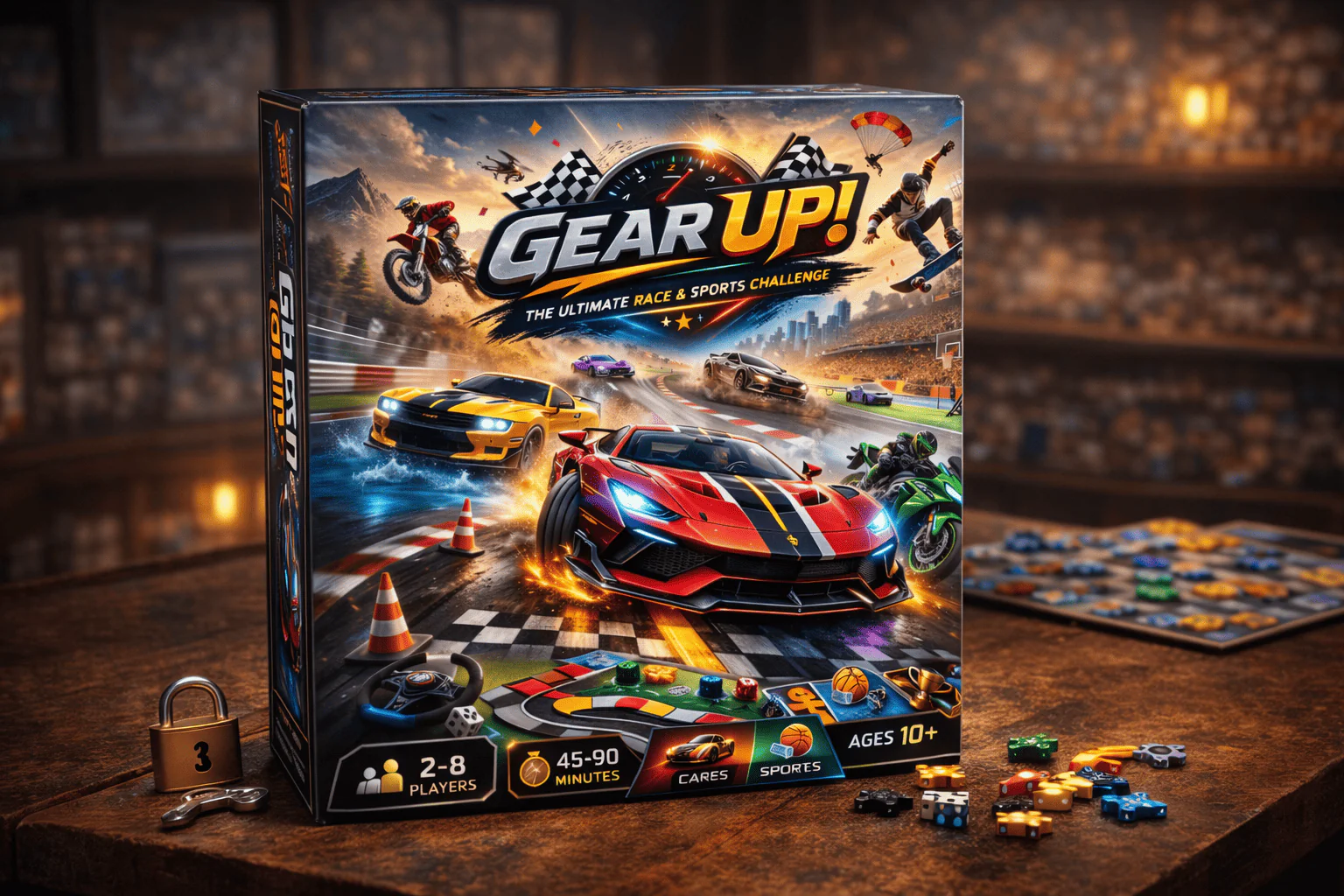 Illustration project: Board Game Cover Mockups