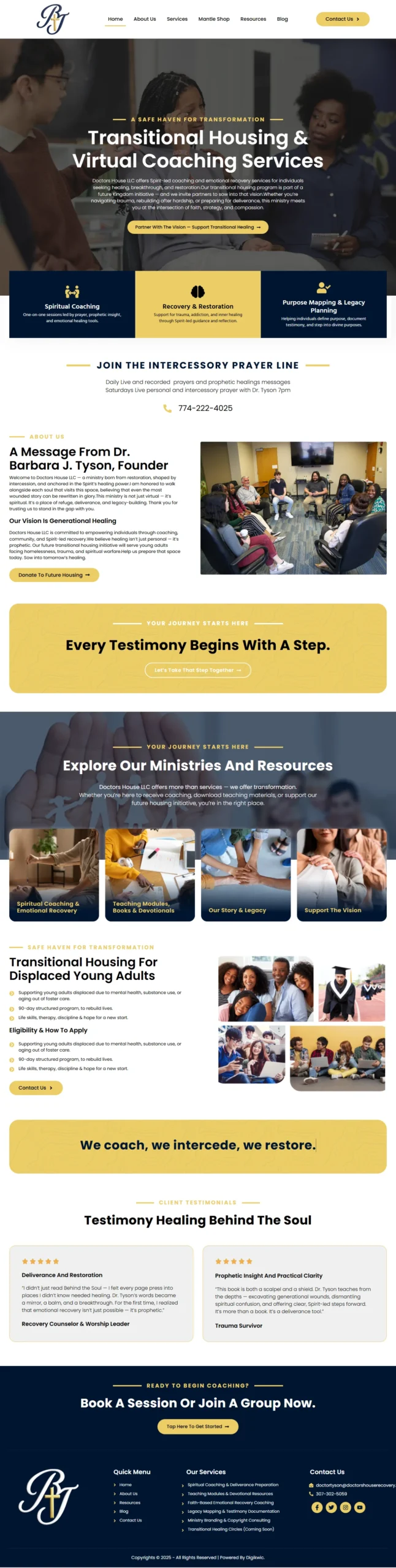 Website Development project: Doctorhouse