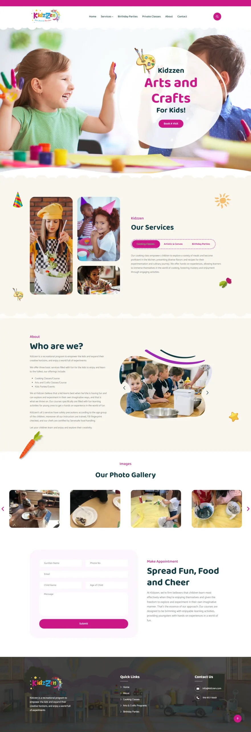 Website Development project: Kidzzen Scaled