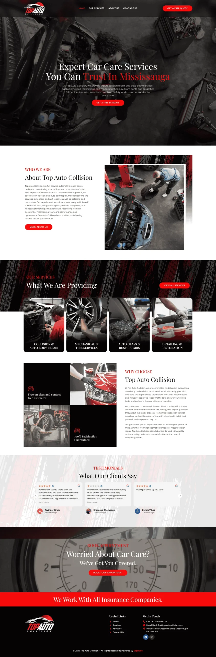 Website Development project: Topauto