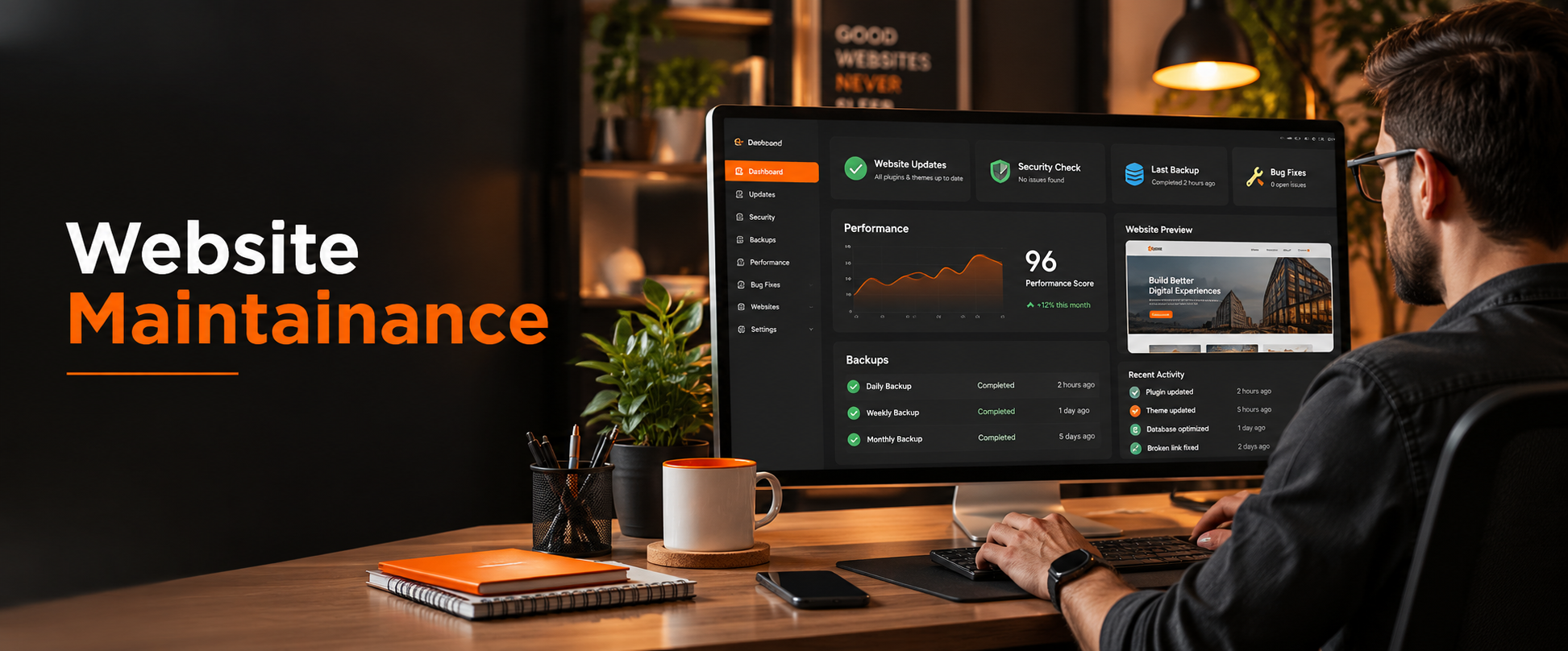 Website Maintenance services by DigiKwic